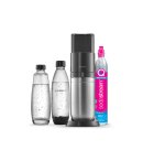 Machine à soda et eau gazeuse Sodastream DUO Noire + 2 carafes + 2 bouteilles
