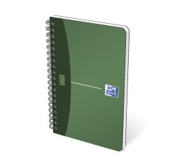 Carnet Oxford office Urban mix 11cm x 17cm petits carreaux 5mm 180 pages reliure spirale couverture polypro coloris assortis