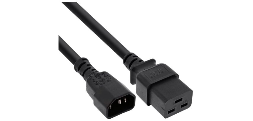 DLH DY-WU5274 câble électrique Noir 2,5 m IEC C14 IEC C19