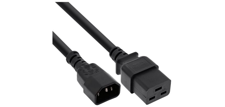 DLH DY-WU5274 câble électrique Noir 2,5 m IEC C14 IEC C19