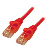 MCL RJ45 CAT6 A U/UTP 5m câble de réseau Rouge Cat6a U/UTP (UTP)