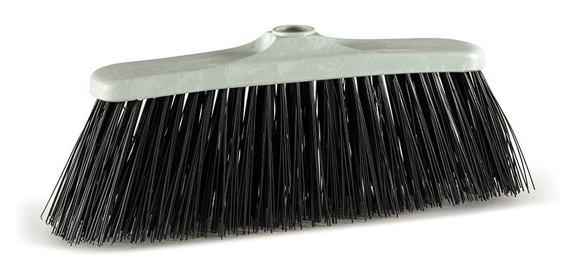 Perfetto Indy Broom head Black, White