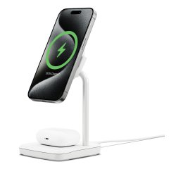 Cygnett CY5099BUNCP Caricabatterie per dispositivi mobili Cuffie, Auricolare, Orologio intelligente Bianco USB Carica wireless Ricarica rapida Interno