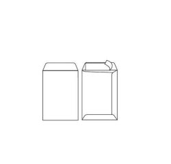 Busta a sacco Competitor FSC - strip adesivo - 30 x 40 cm - 80 gr - bianco - Pigna Envelopes - conf. 500 pezzi