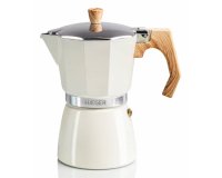 Haeger MOKA Pot 6 Cafetera italiana Beige