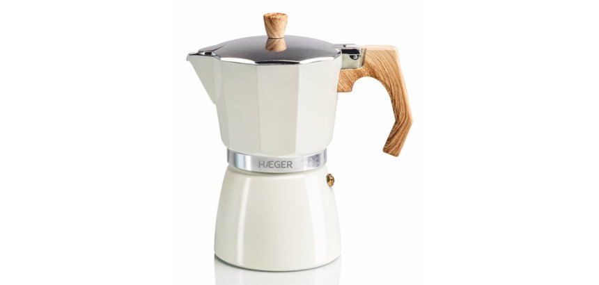 Haeger MOKA Pot 6 Cafetera italiana Beige