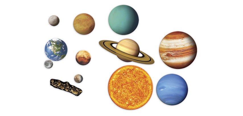 Astronomie  learning resources systeme solaire     geant magnetique 9 planetes   le soleil la lune ceinture d