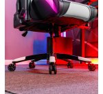 X Rocker Agility eSports RGB PC-Gaming-Stuhl Gepolsterter Stuhl Schwarz, Grau