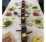 LITTLE BALANCE Raclette Multifonction Raclette 2 personnes piment connectable