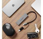 Cygnett CY5389CYHUB interface hub Grey