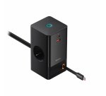 Baseus PowerCombo Universal Negro Corriente alterna Carga rápida Interior