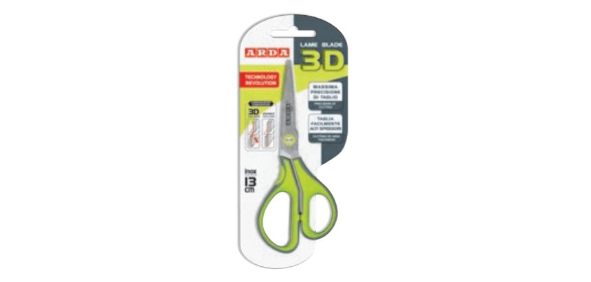 ARDA FB133D forbici da cancelleria Forbici da ufficio Taglio a zig zag Verde