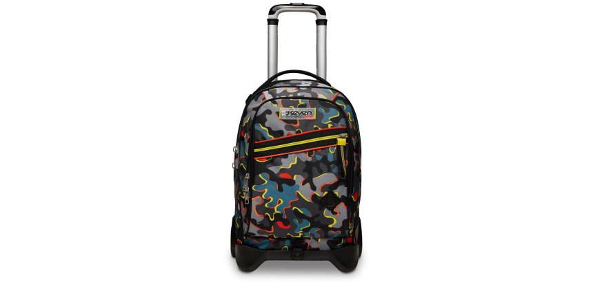 Seven 200102325-428 zaino Zaino scolastico Multicolore Poliestere