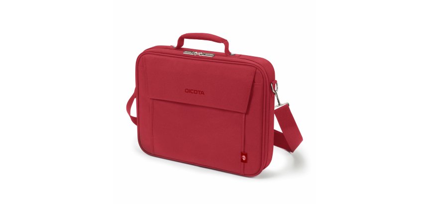 DICOTA Eco Multi BASE 39,6 cm (15.6") Malette Rouge
