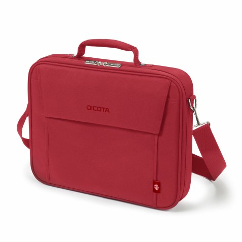 DICOTA Eco Multi BASE 43,9 cm (17.3") Malette Rouge