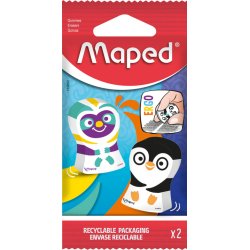 Maped Ergo Fun gomma per cancellare Multicolore 2 pz
