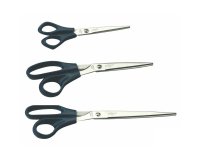 Ciseau bureau faibo droitier anneaux decentres bouts       pointus 21cm