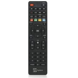 TELE System 58035004 remote control IR Wireless TV Tuner Press buttons
