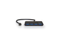 Port Designs 900123 hub & concentrateur USB 3.2 Gen 1 (3.1 Gen 1) Type-C 5000 Mbit/s Noir