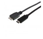 DCU Advance Tecnologic 391180 câble USB 1 m Micro-USB B USB C Noir
