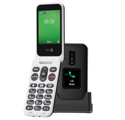 Doro Leva E30 7,11 cm (2.8") 142,7 g Noir, Blanc Téléphone numérique