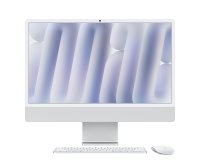 Apple iMac Apple M M4 59,7 cm (23.5") 4480 x 2520 pixels PC All-in-One 16 Go 256 Go SSD macOS Sequoia Wi-Fi 6E (802.11ax) Argent