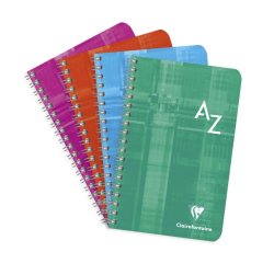 Répertoire reliure intégrale 11x17 cm 180 pages petits carreaux - Assortis