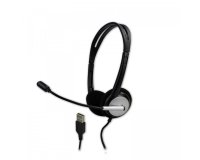 MCL MK1A99BZCSQMUSBAB casque Avec fil Arceau Bureau/Centre d'appels USB Type-A Noir