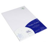 Etui de 50 feuilles 100g vergé 21x29,7cm. Coloris Blanc