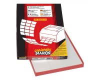 Markin X210C519RO printer label Red Self-adhesive printer label