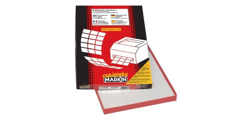 Markin X210C512VE printer label Green Self-adhesive printer label