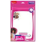 Ardoise Barbie, effaçable à sec, blanc