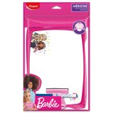 Ardoise Barbie, effaçable à sec, blanc
