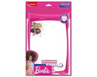 Ardoise Barbie, effaçable à sec, blanc
