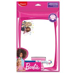 Ardoise Barbie, effaçable à sec, blanc
