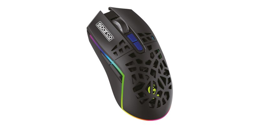Sparco SPWMOUSE mouse Gaming Mano destra RF Wireless 4800 DPI