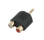 MCL 3.5mm / 2xRCA Adapter Noir