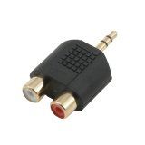 MCL 3.5mm / 2xRCA Adapter Noir