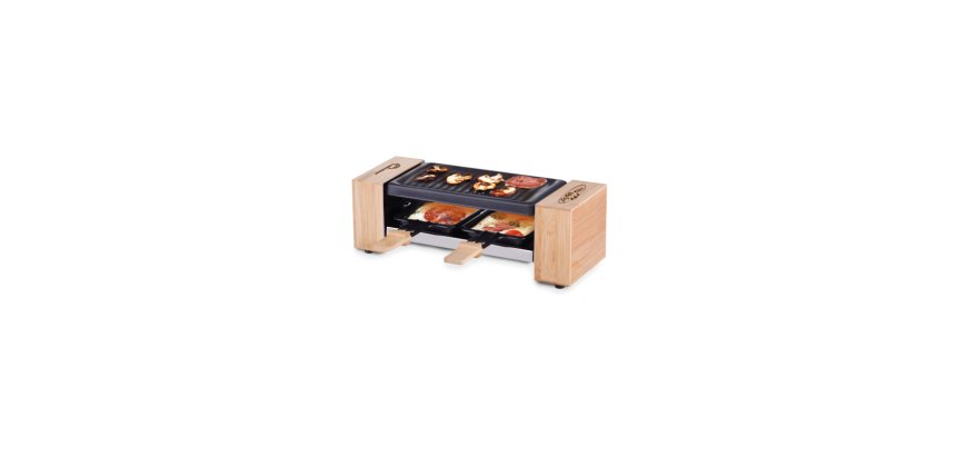 LITTLE BALANCE Raclette Multifonction Raclette 2 personnes bois