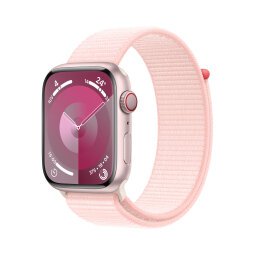 APPLE Montre connectée Watch 9 Alu 45mm Cellular Rose/Boucle Sport