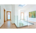 Panneau PVC adhésif antidérapant interdit de marcher / circuler 20 cm - Rouge