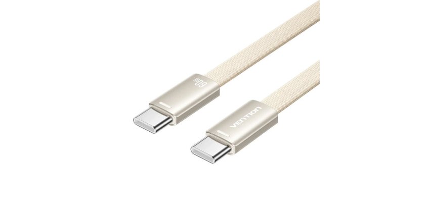 Vention TRZJF cable USB USB 2.0 1 m USB C 480 Gbit/s 60 W Oro