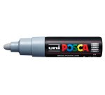 Marqueur peinture posca pc7m pointe large conique encre    inodore couvrante miscible    tous supports coloris gris
