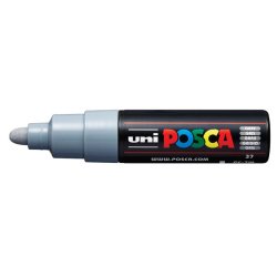 Marqueur peinture posca pc7m pointe large conique encre    inodore couvrante miscible    tous supports coloris gris