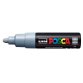 Marqueur peinture posca pc7m pointe large conique encre    inodore couvrante miscible    tous supports coloris gris
