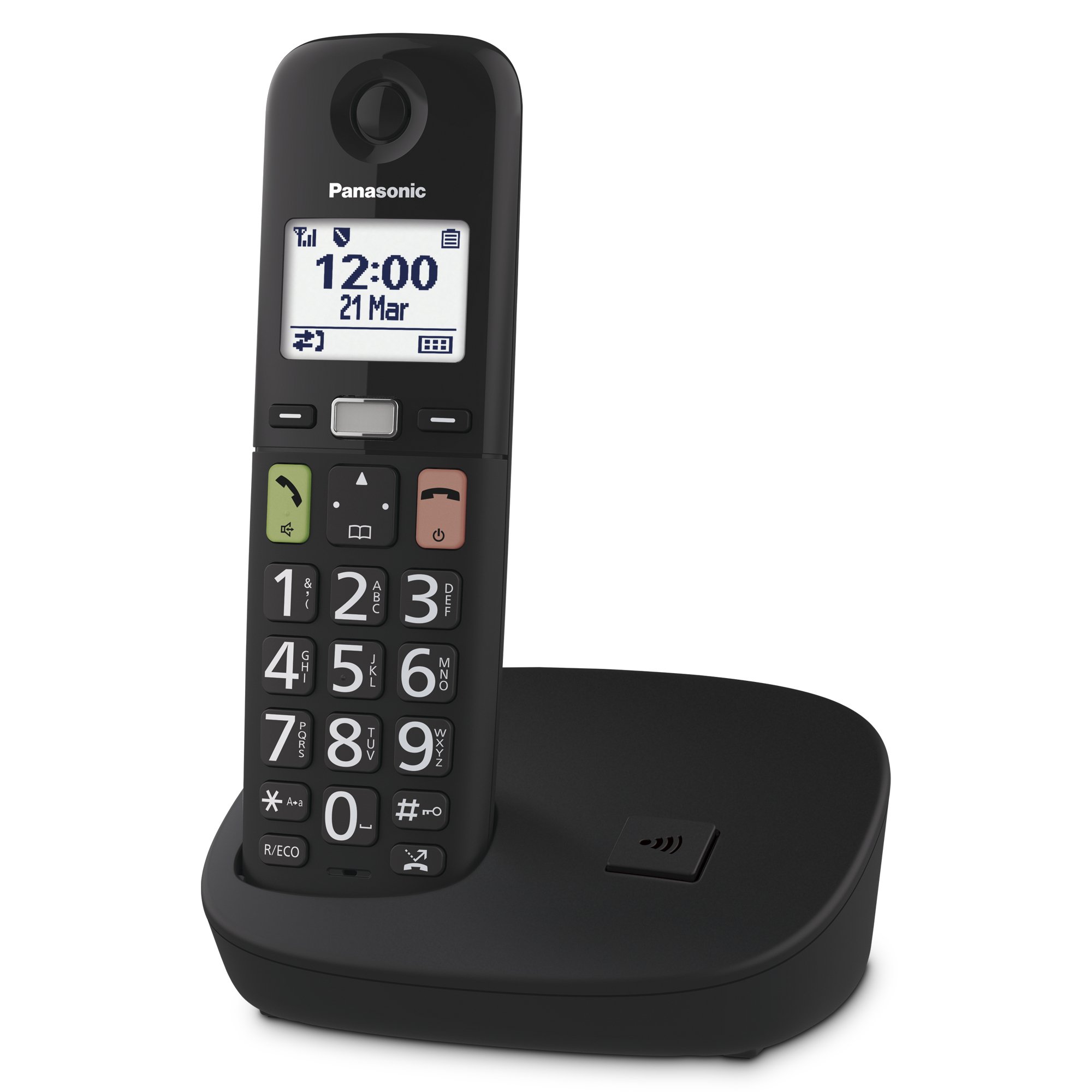 Panasonic KX-TGU110EXB telephone DECT telephone Caller ID Black