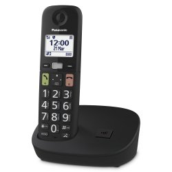 Panasonic KX-TGU110EXB telephone DECT telephone Caller ID Black