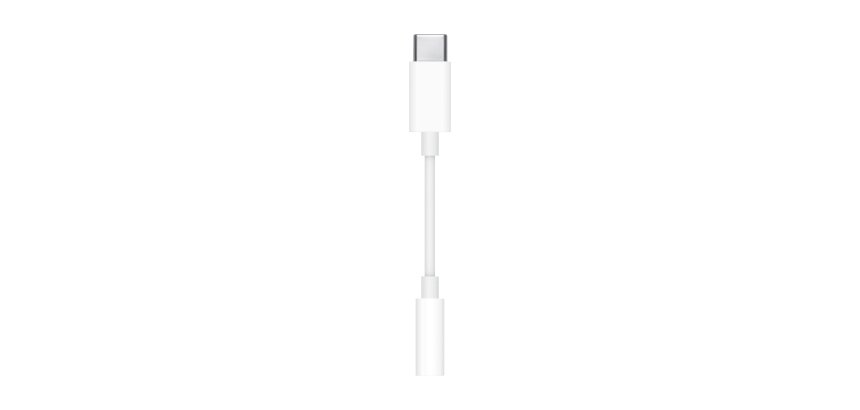 Adaptador de USB-C a toma para auriculares de 3,5 mm