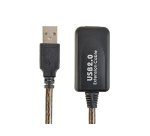 Hamlet XUREP10 cavo USB USB 2.0 10 m USB A Nero