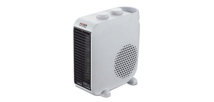 Haeger FH-200.013A calefactor eléctrico Interior Negro, Blanco 2000 W